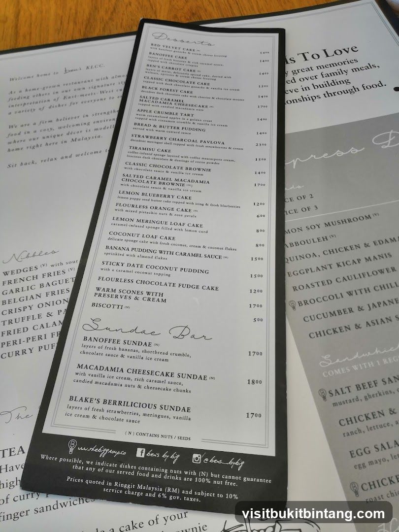 Desserts