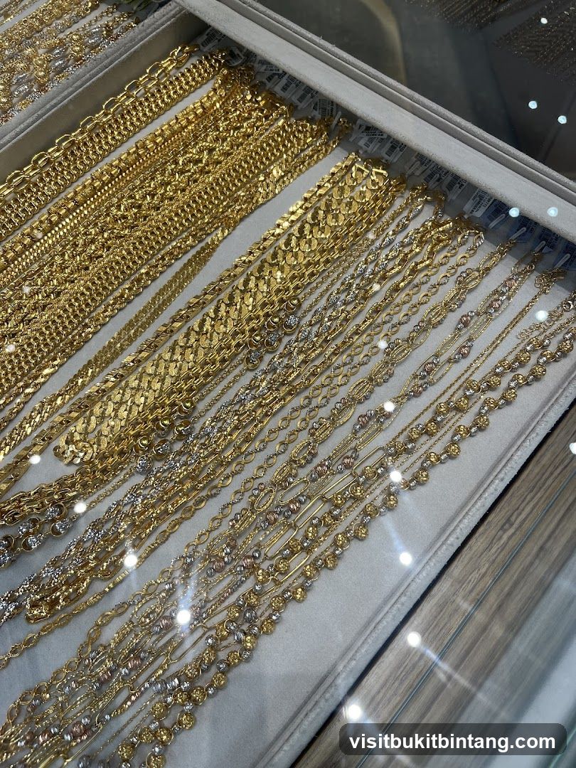 Gold and Silver Necklaces