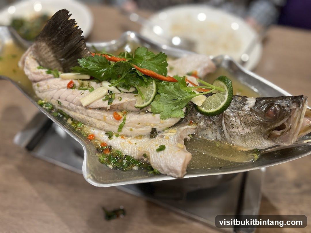 Steamed Fish with Lime and Chili