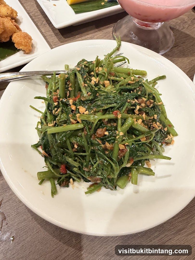 Stir-fried Water Spinach