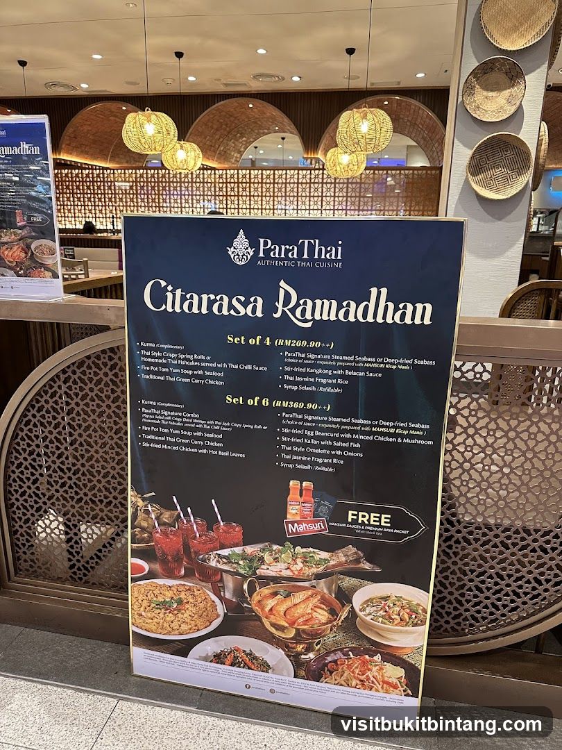 Citarasa Ramadhan Menu