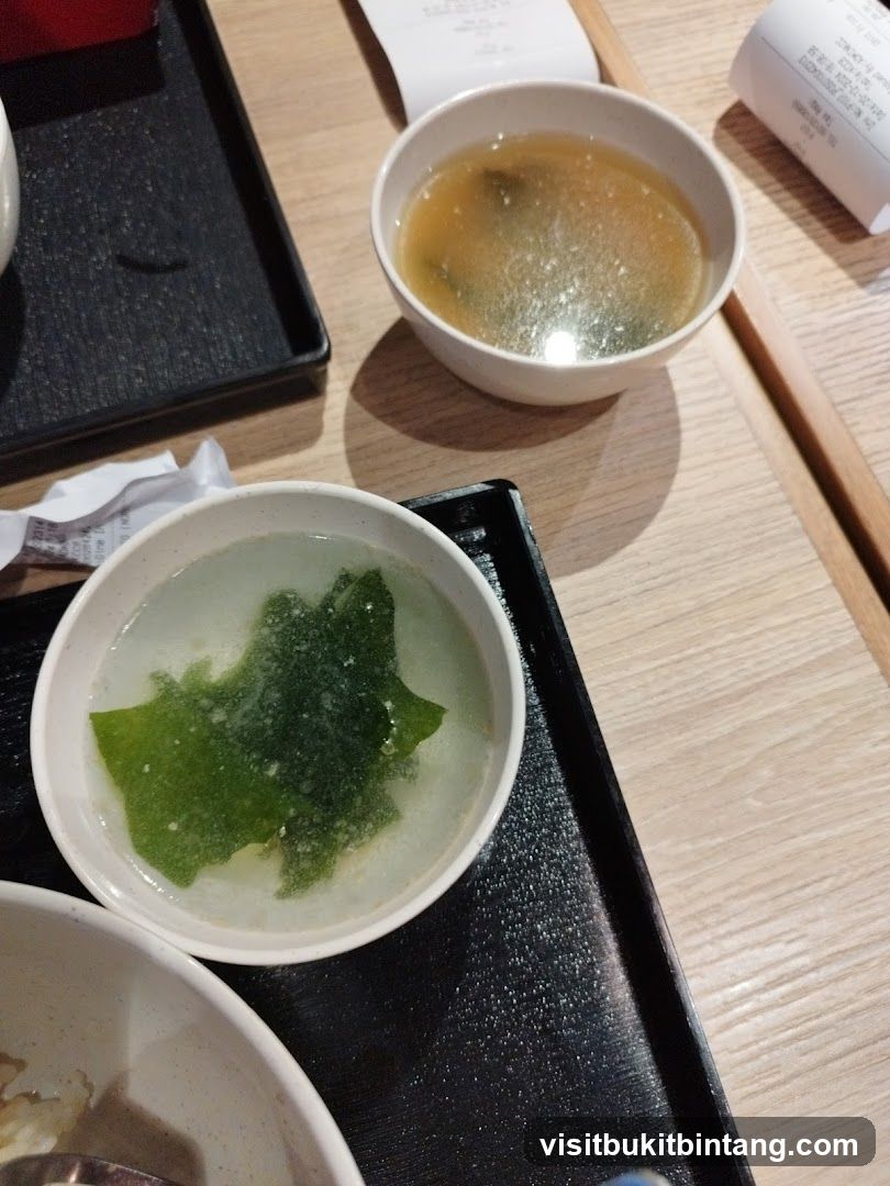 Two bowls of soup