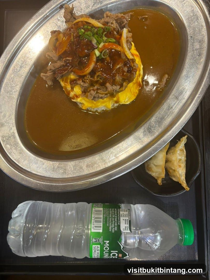 Beef Curry Omelette Rice
