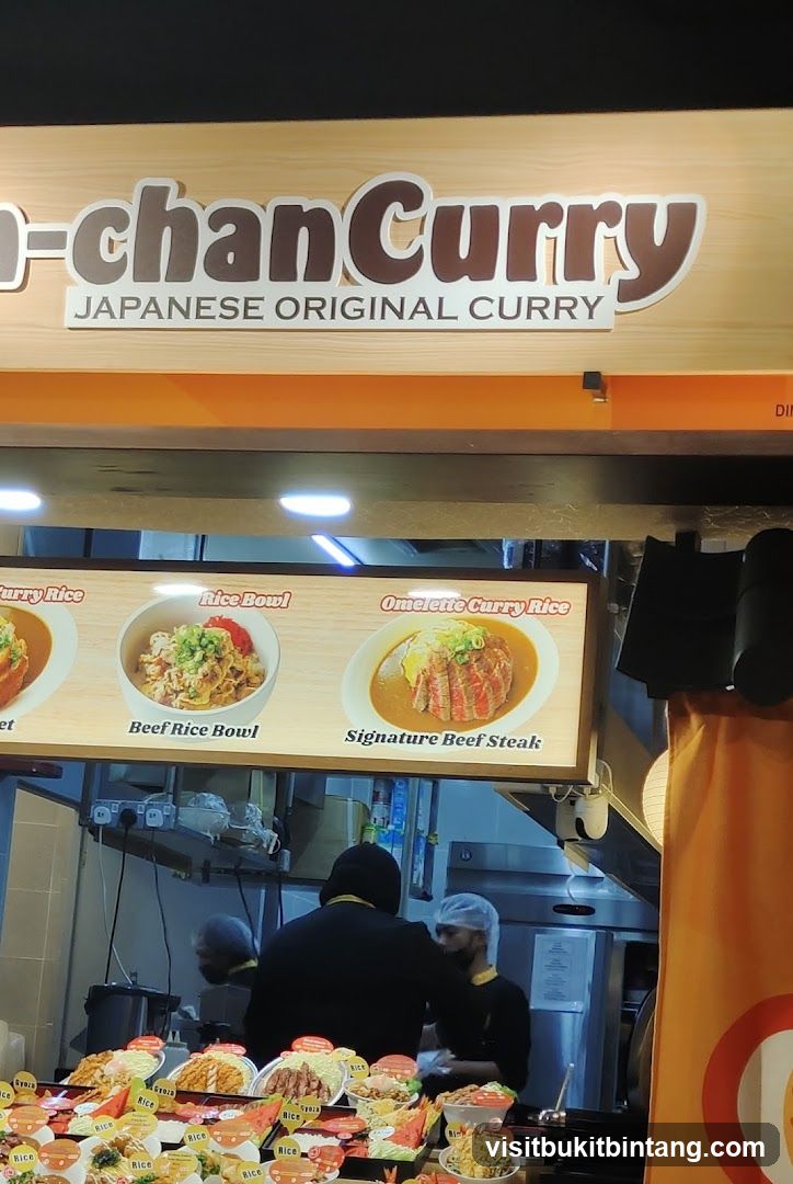 Japanese Curry Restaurant Display