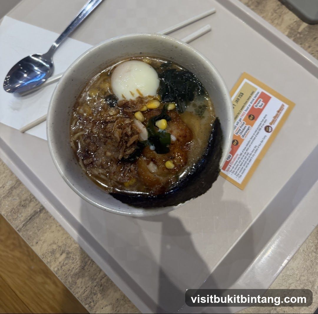 Ramen Bowl with Promotional Card
