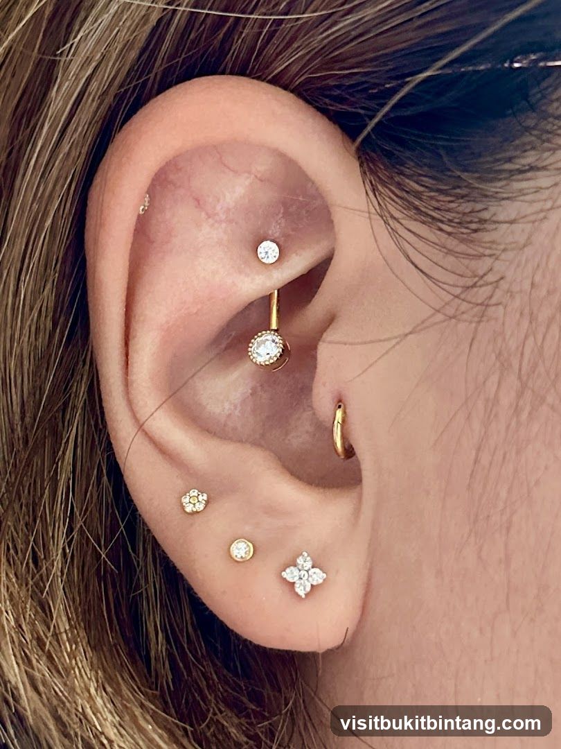 Multiple Ear Piercings