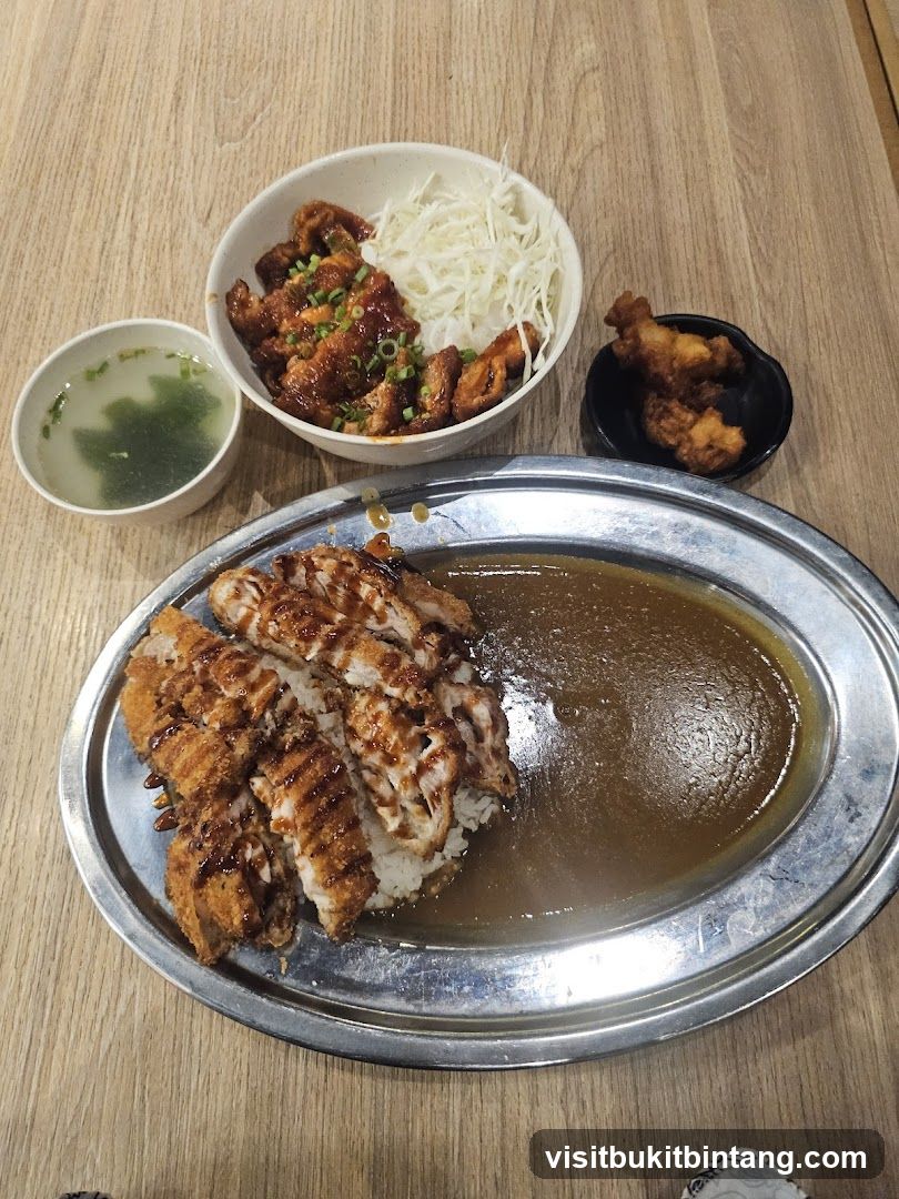 Japanese Curry with Chicken Katsu and Karaage