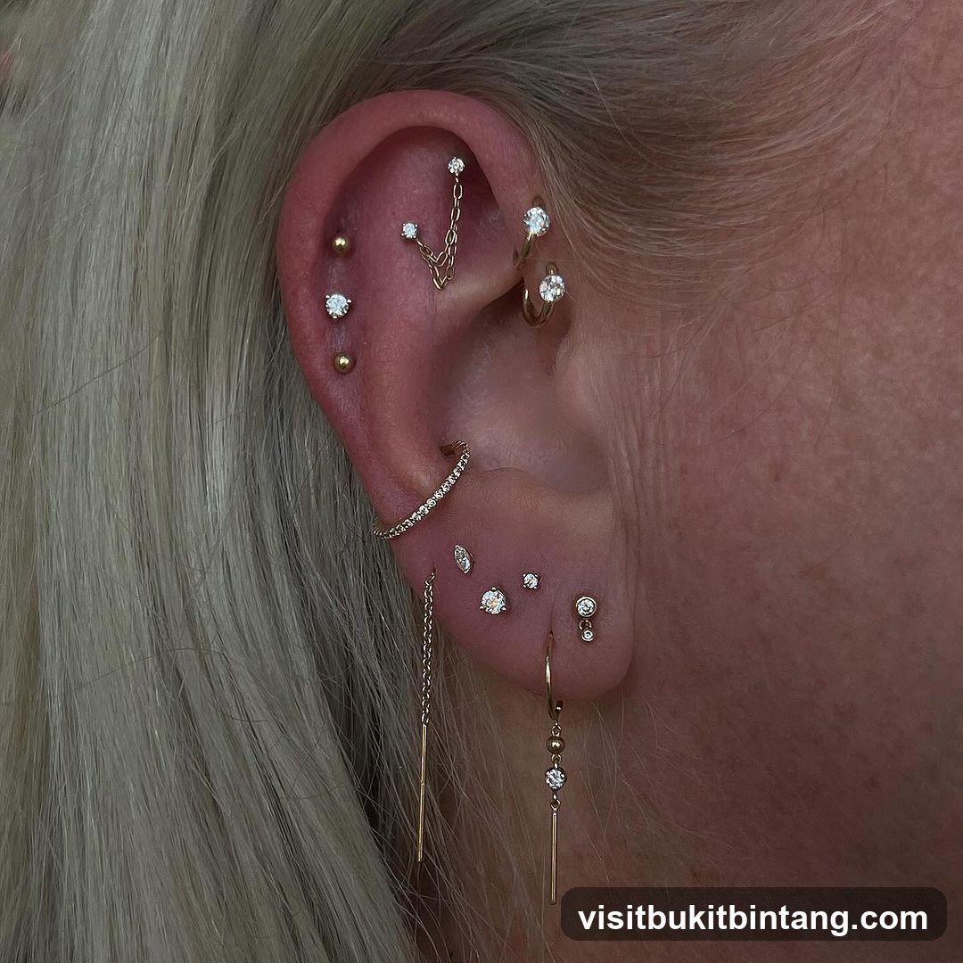 Multiple Ear Piercings