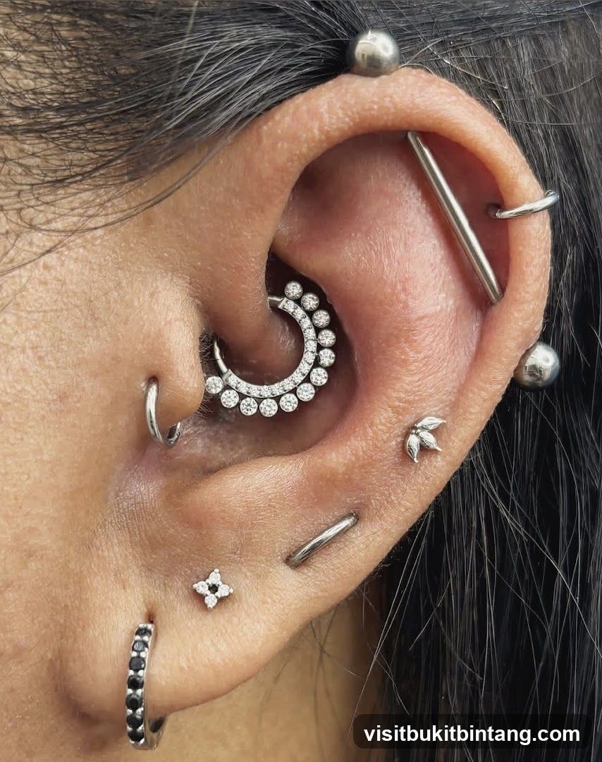 Multiple Ear Piercings
