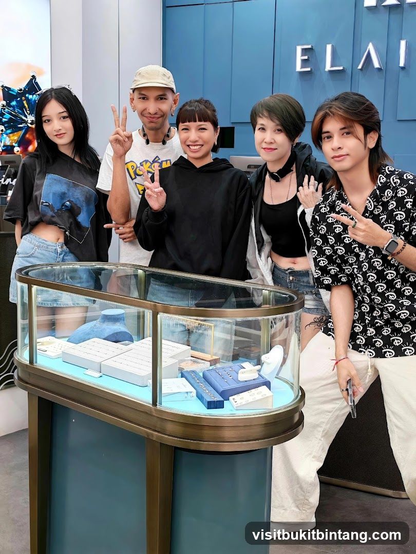 Group Posing in Jewelry Store