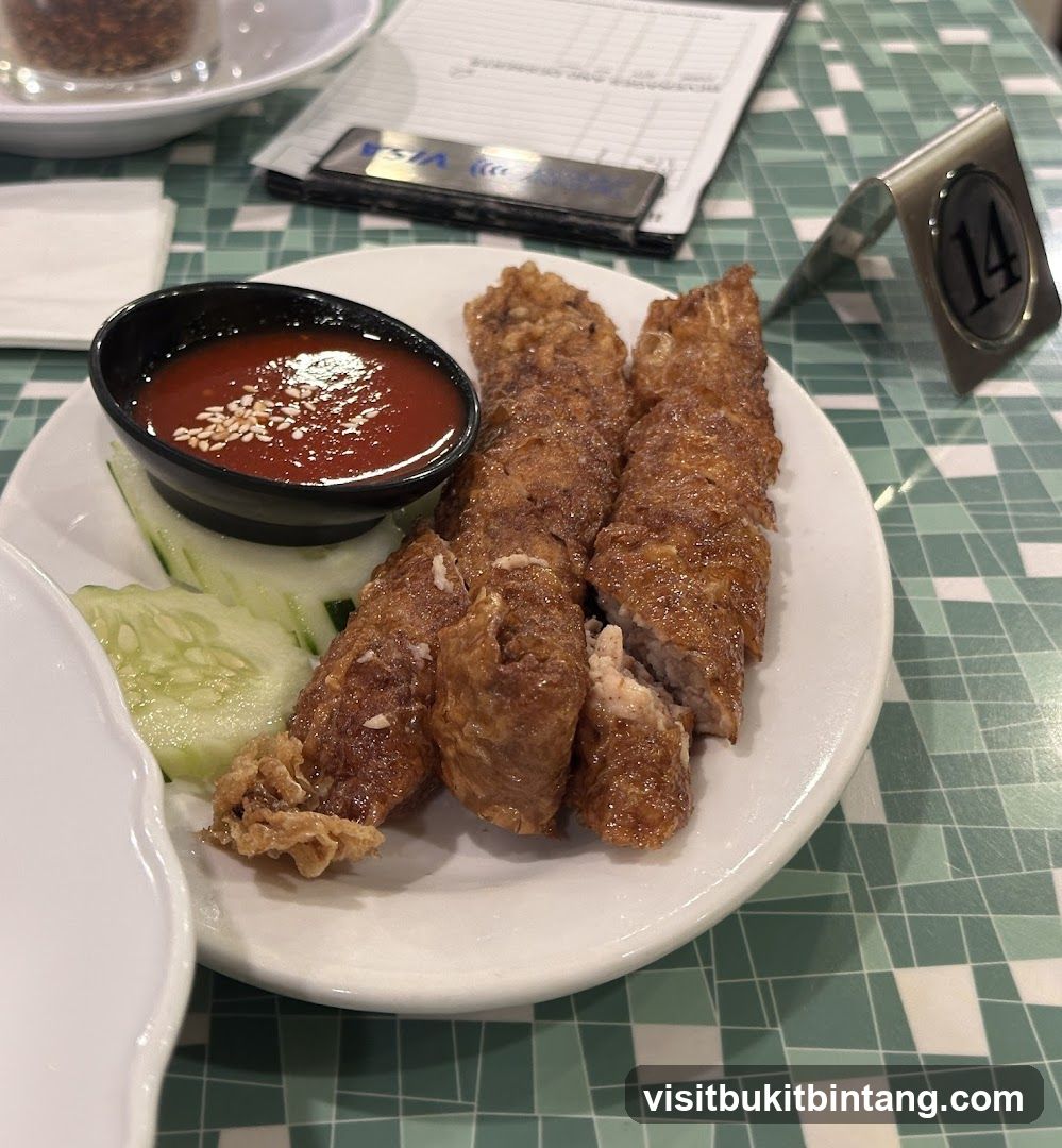 Fried Meat Rolls with Dipping Sauce