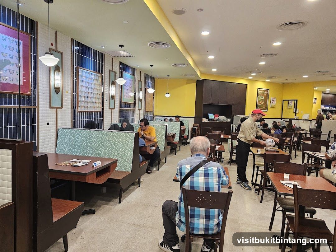 Restaurant Interior with Diners