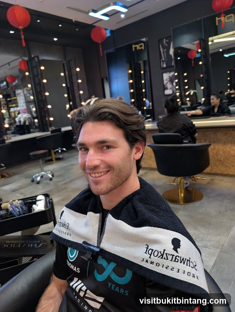 Man in a Hair Salon