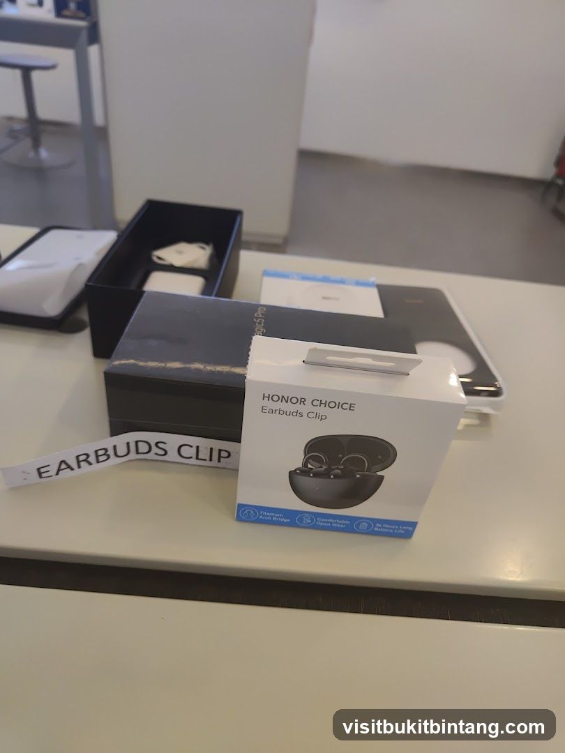 Honor Choice Earbuds Clip Box