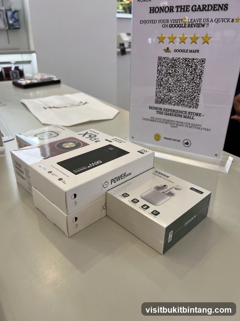 Honor Products and Review Sign