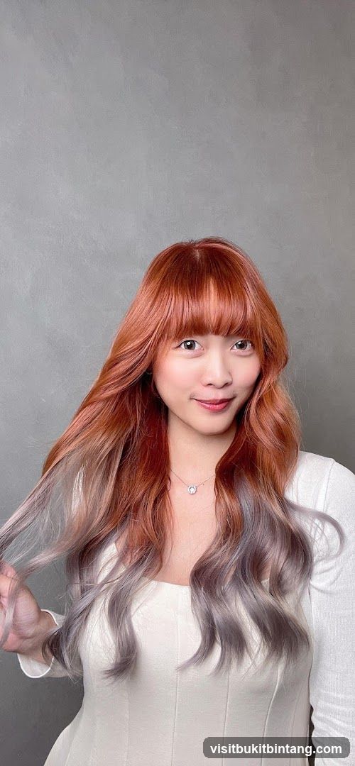 Woman with Ombre Hair