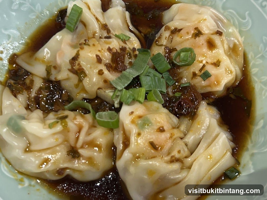 Wontons in Chili Oil