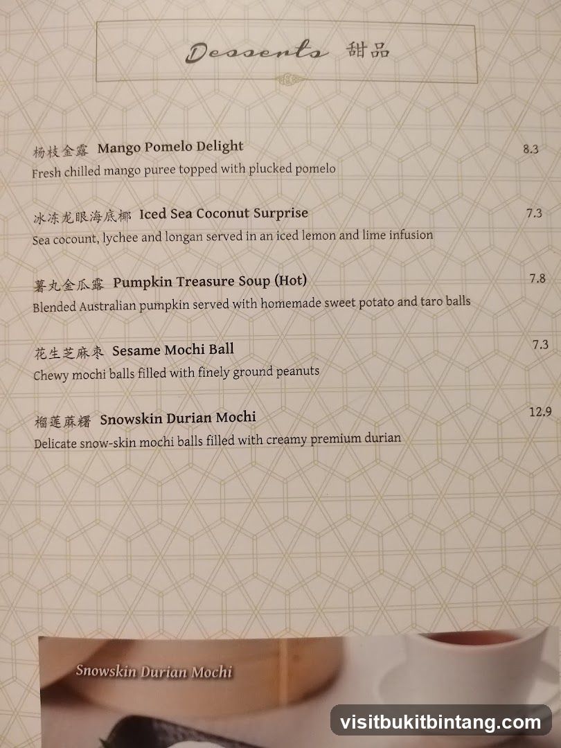 Desserts