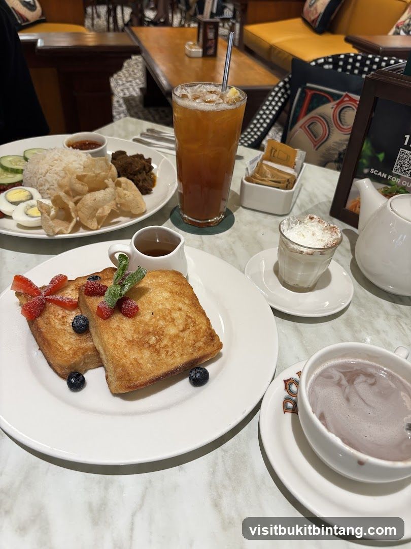 Table with Food and Drinks