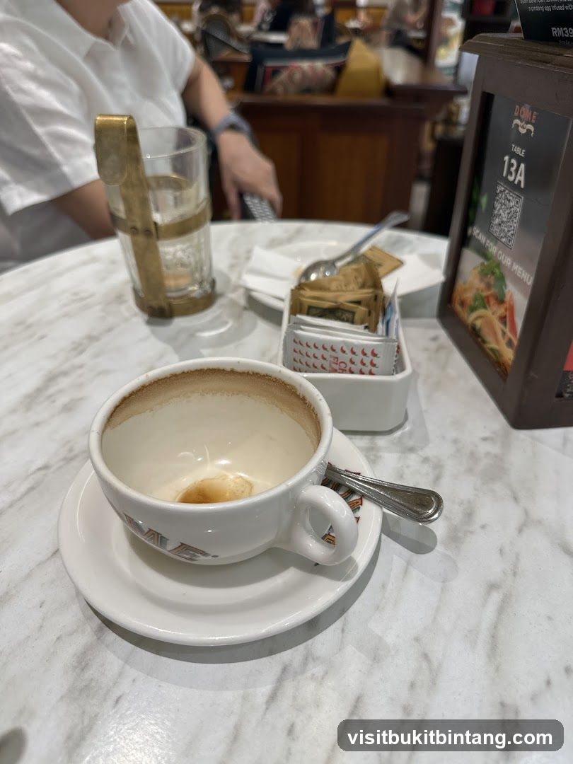 Table Setting with Coffee Cup