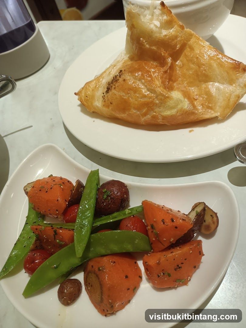 Roasted Vegetables and Pastry