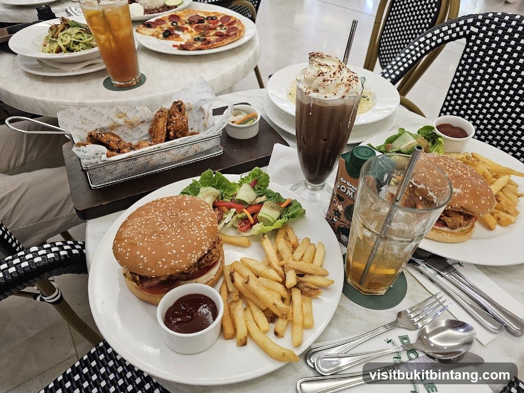 Table with food