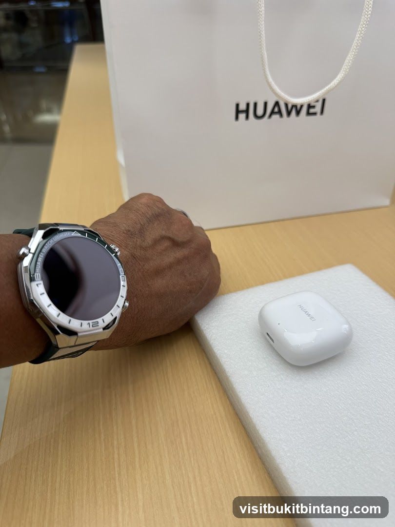 Huawei Smartwatch and Earbuds