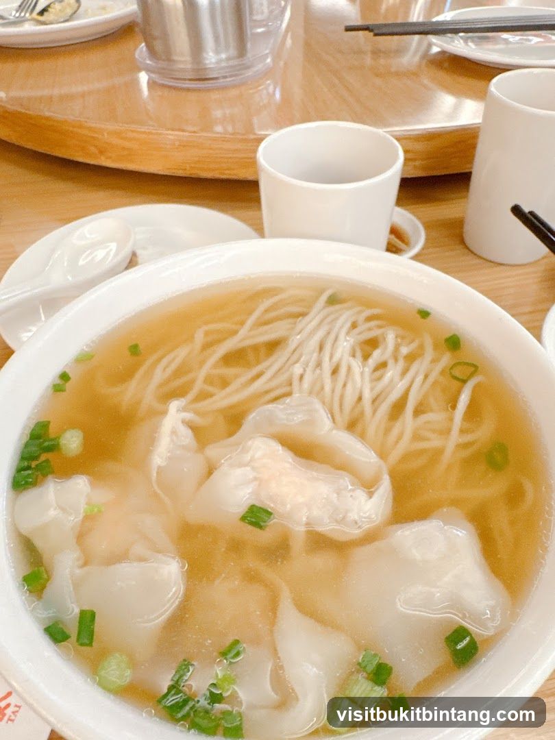 Wonton Noodle Soup