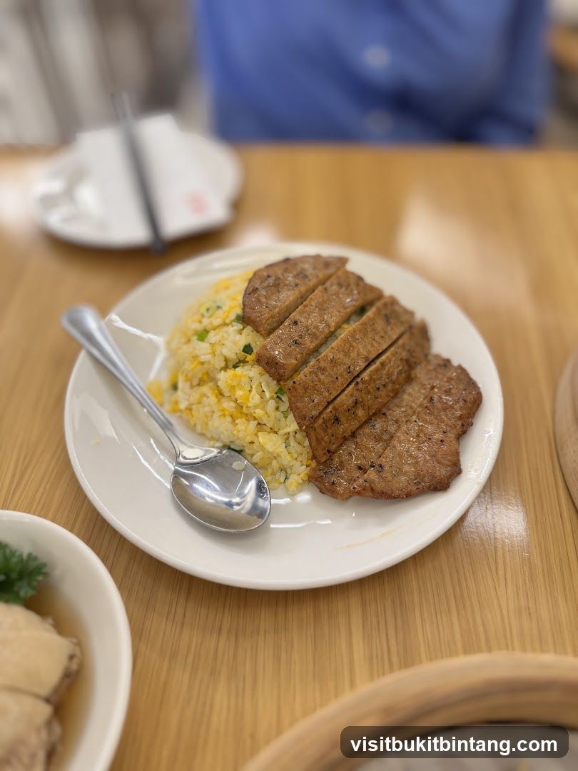 Fried Rice with Sliced Meat