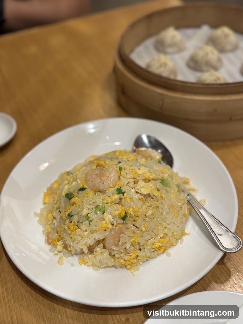Shrimp Fried Rice and Soup Dumplings