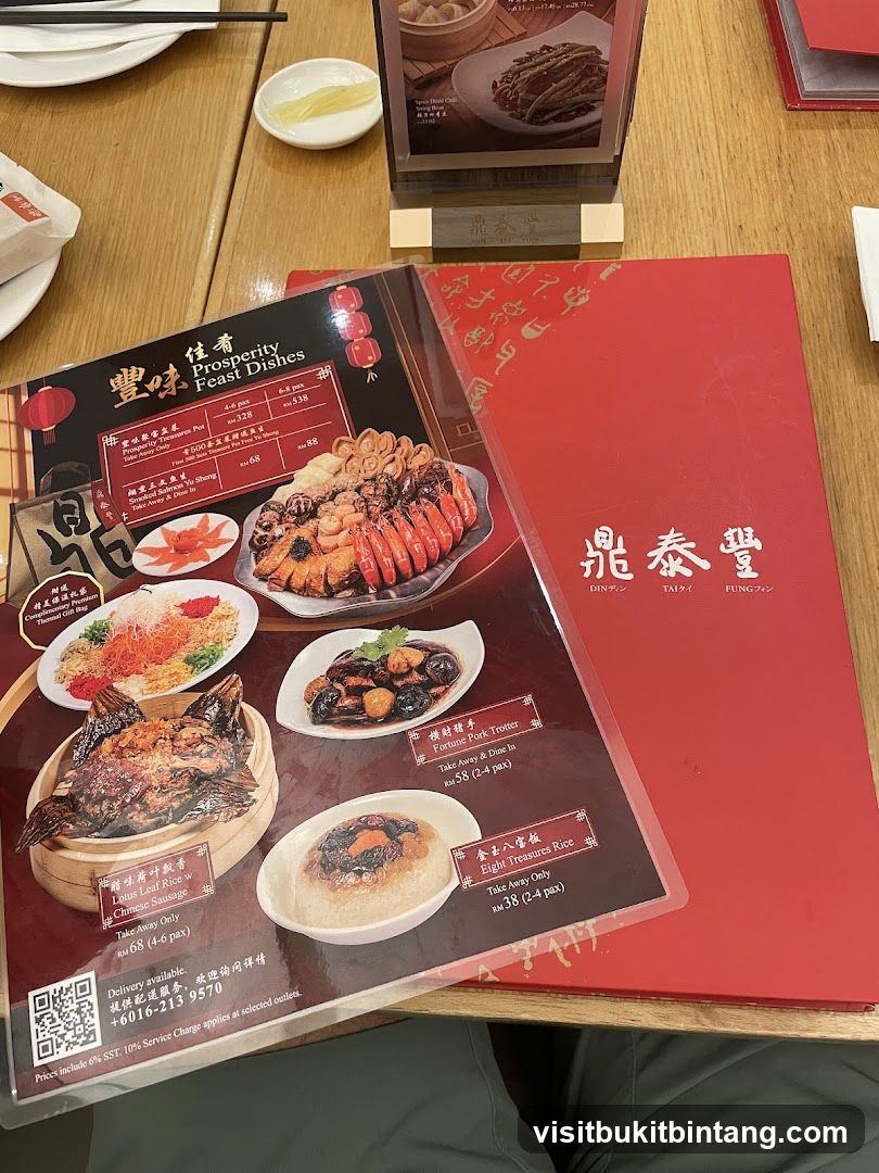 Prosperity Feast Dishes