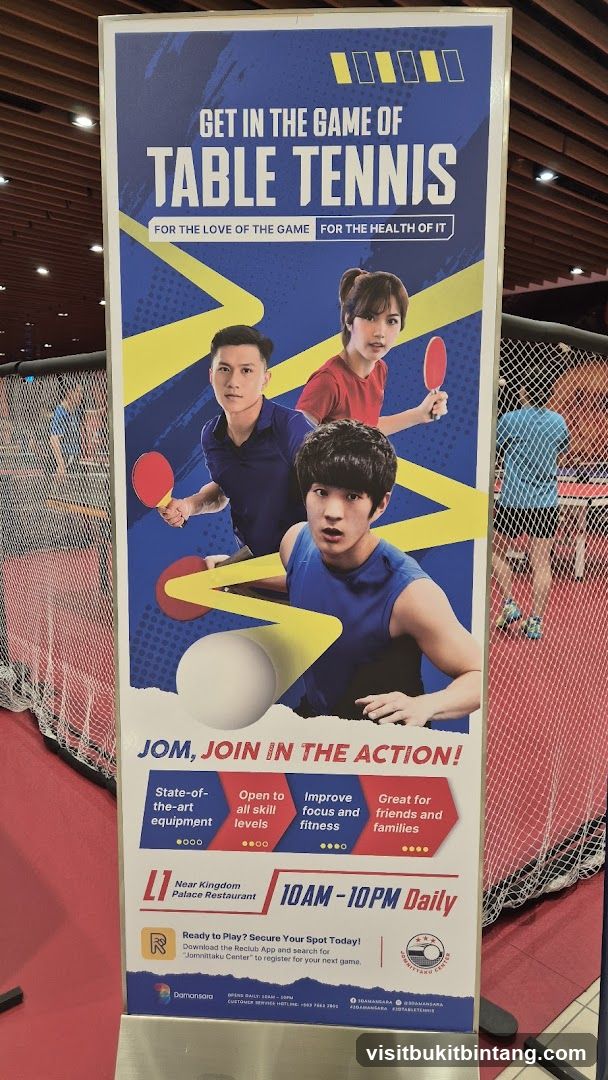 Table Tennis Advertisement