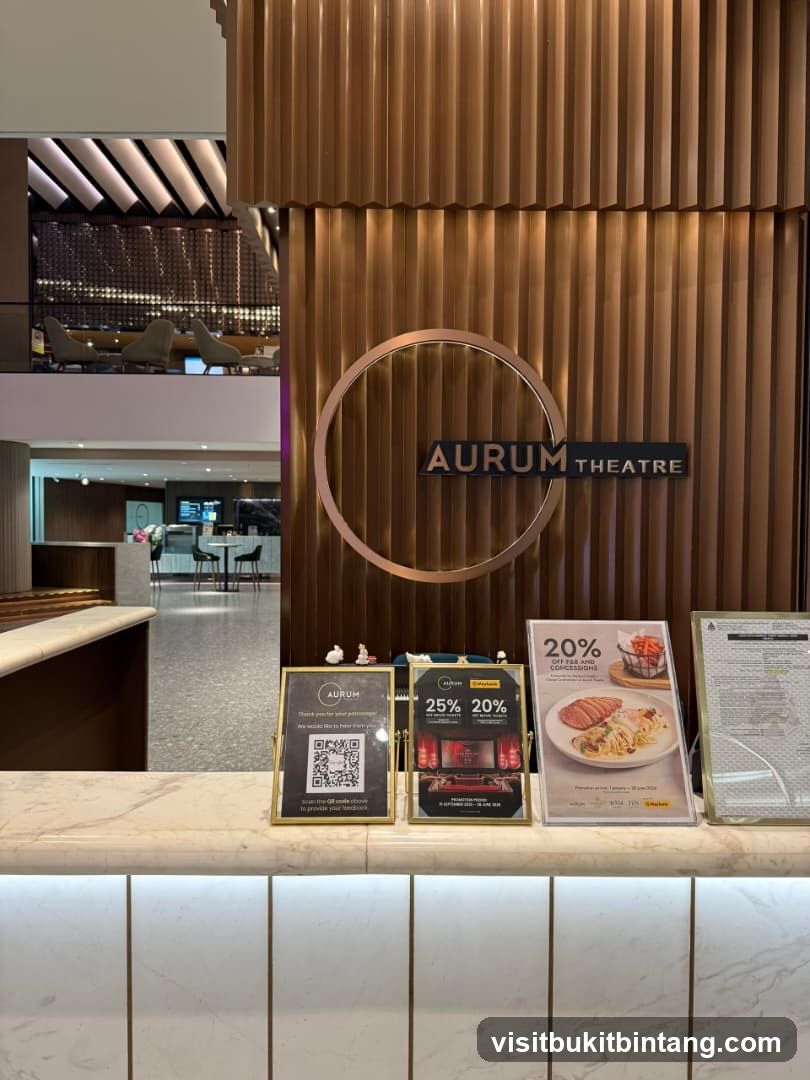 Aurum Theatre Lobby