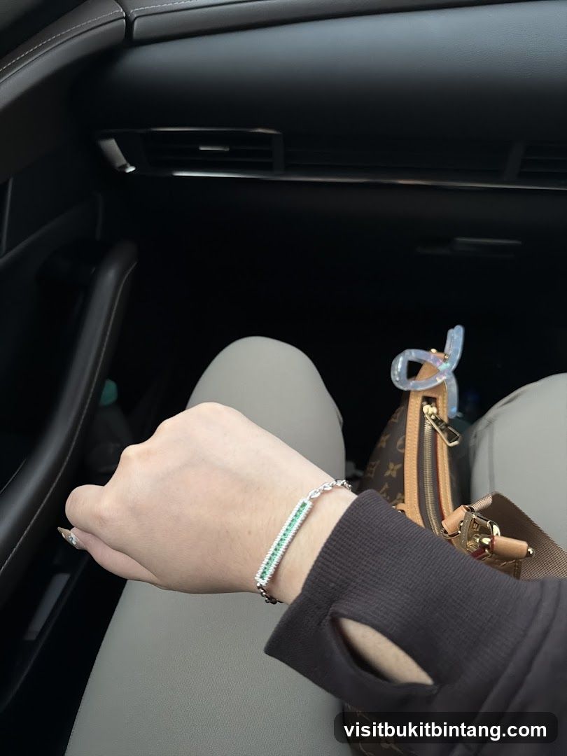 Bracelet on wrist