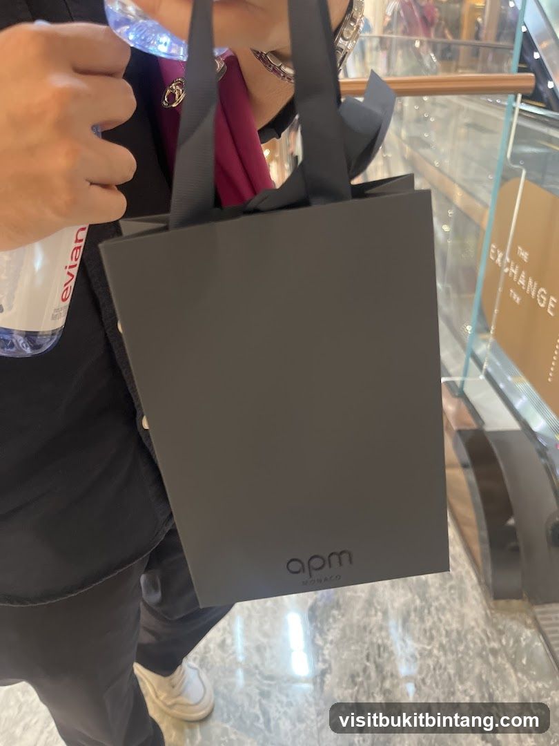 Shopping Bag with APM Monaco Logo
