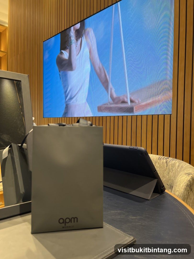 Gift Bag and Digital Display