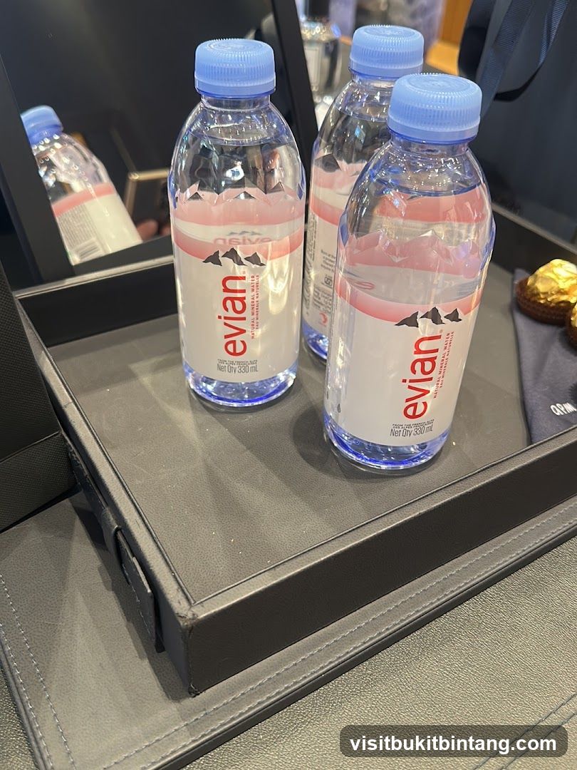 Evian Water Bottles