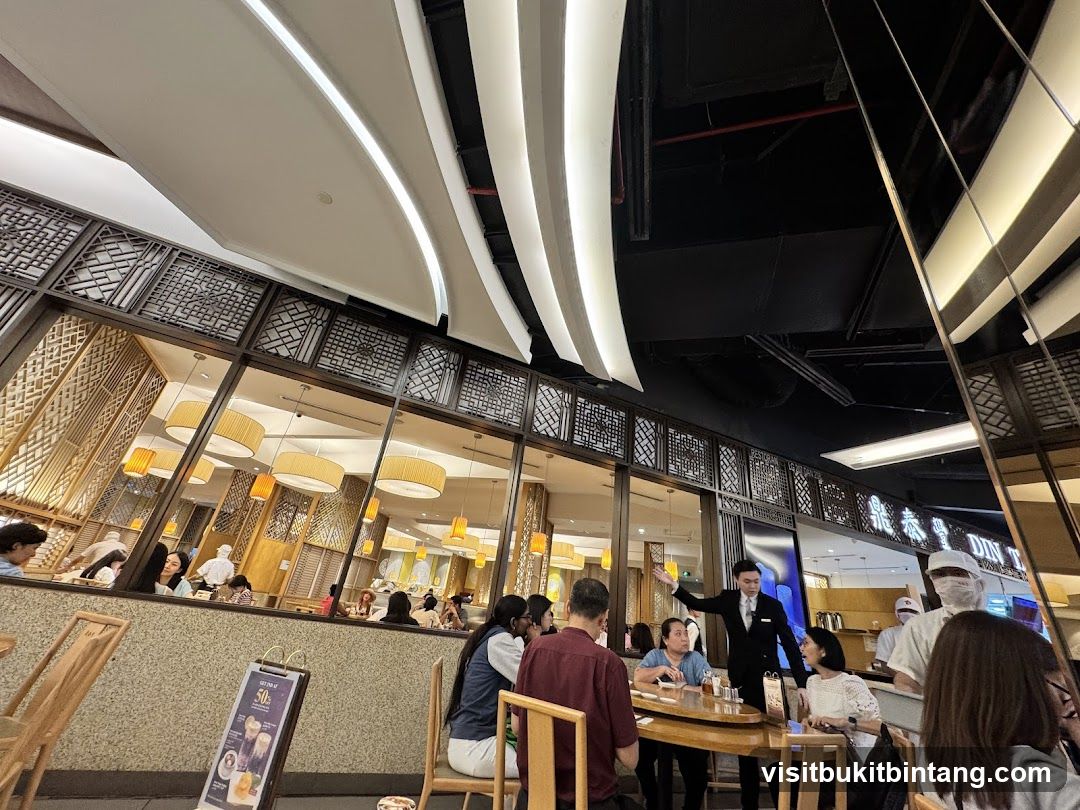 Restaurant Interior with Diners and Staff