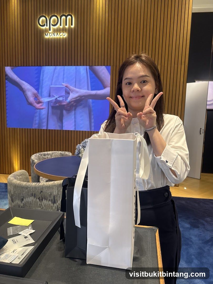 Woman Posing with Shopping Bags