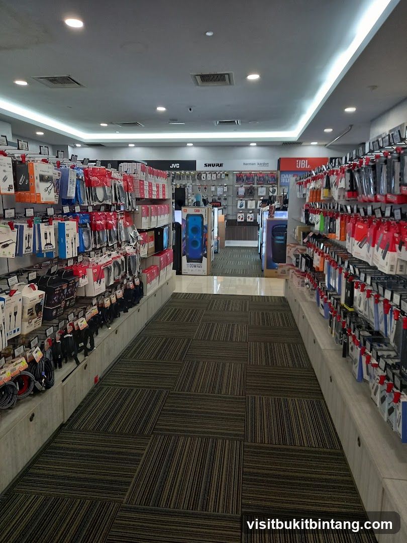 Electronics Store Aisle
