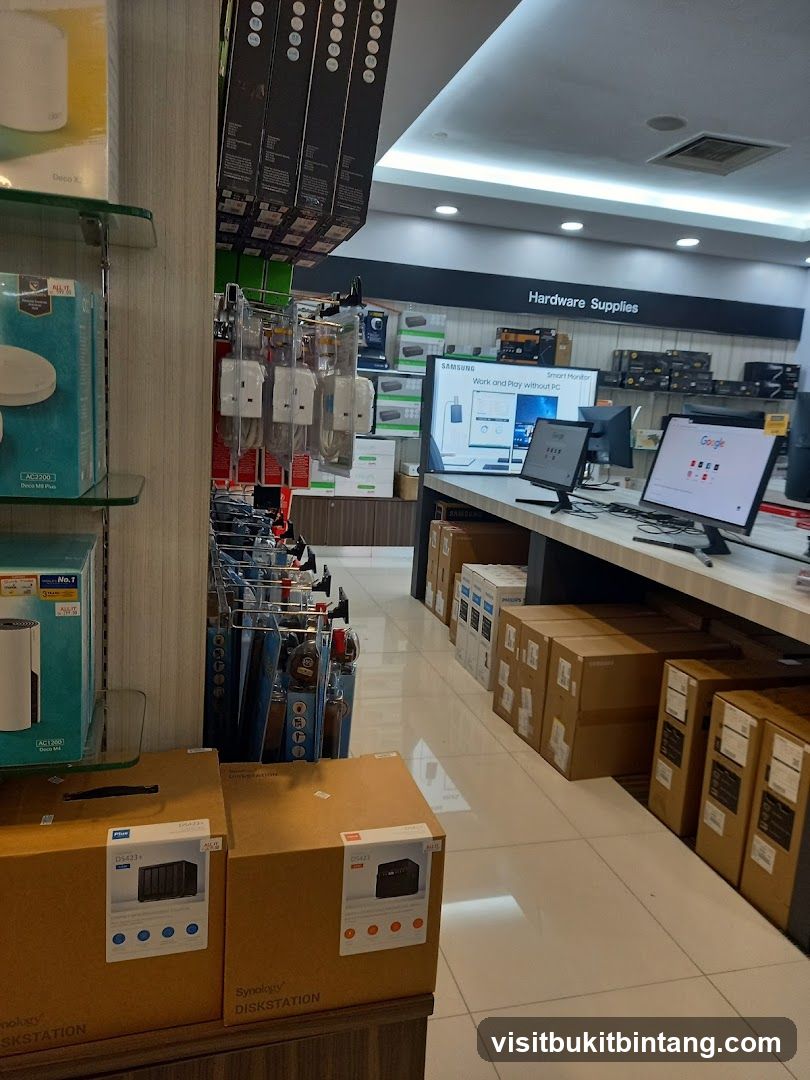 Electronics Store Interior