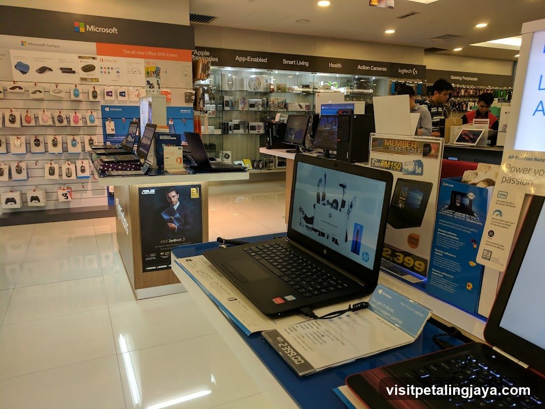 Electronics Store Interior Display