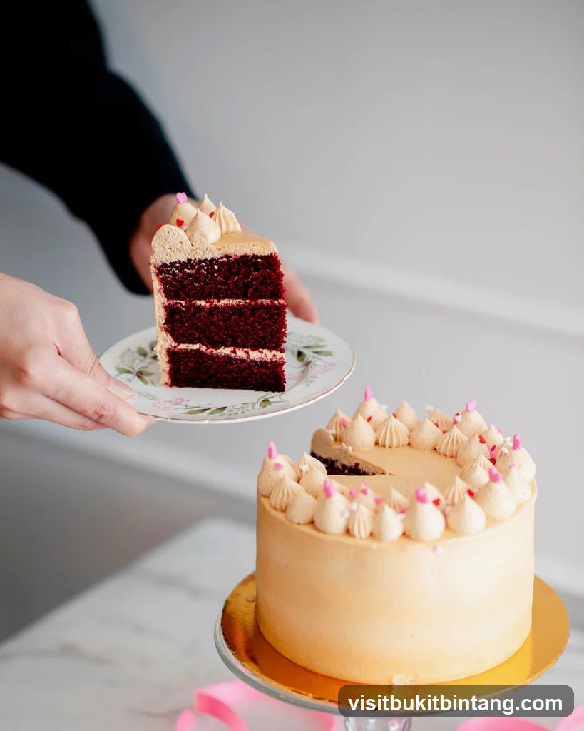Red Velvet Cake Slice