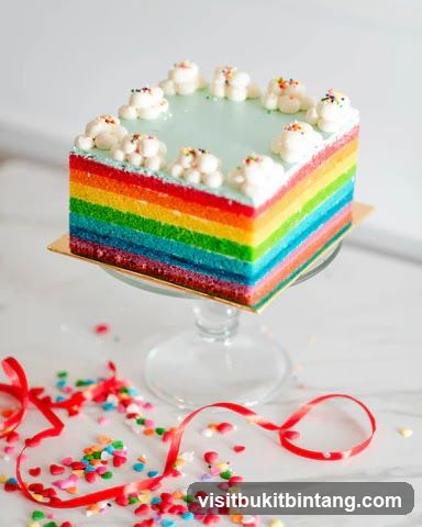Rainbow Layer Cake