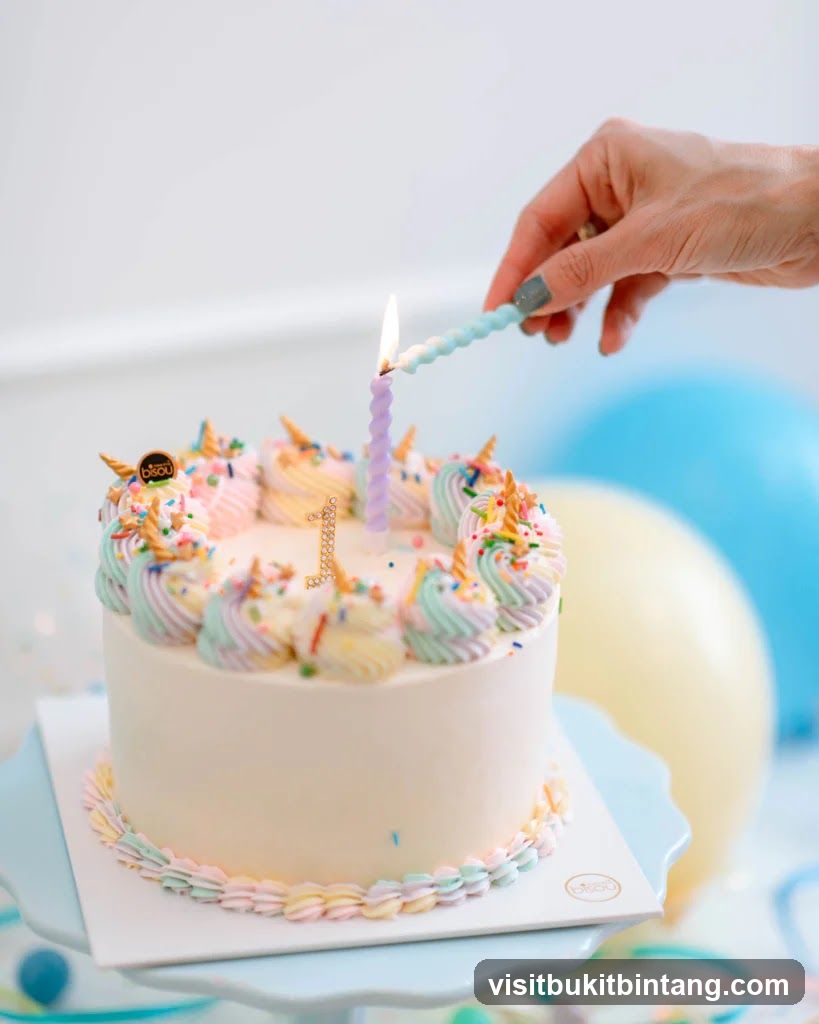 Birthday Cake with Candle