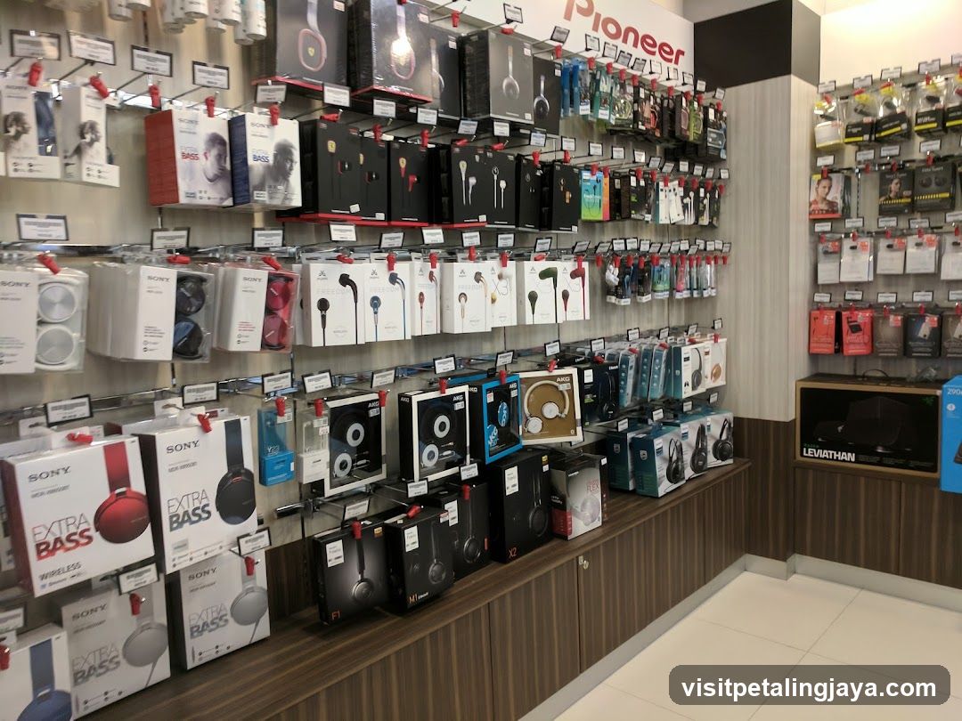 Electronics Store Interior Display