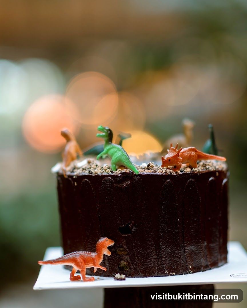 Chocolate Dinosaur Cake
