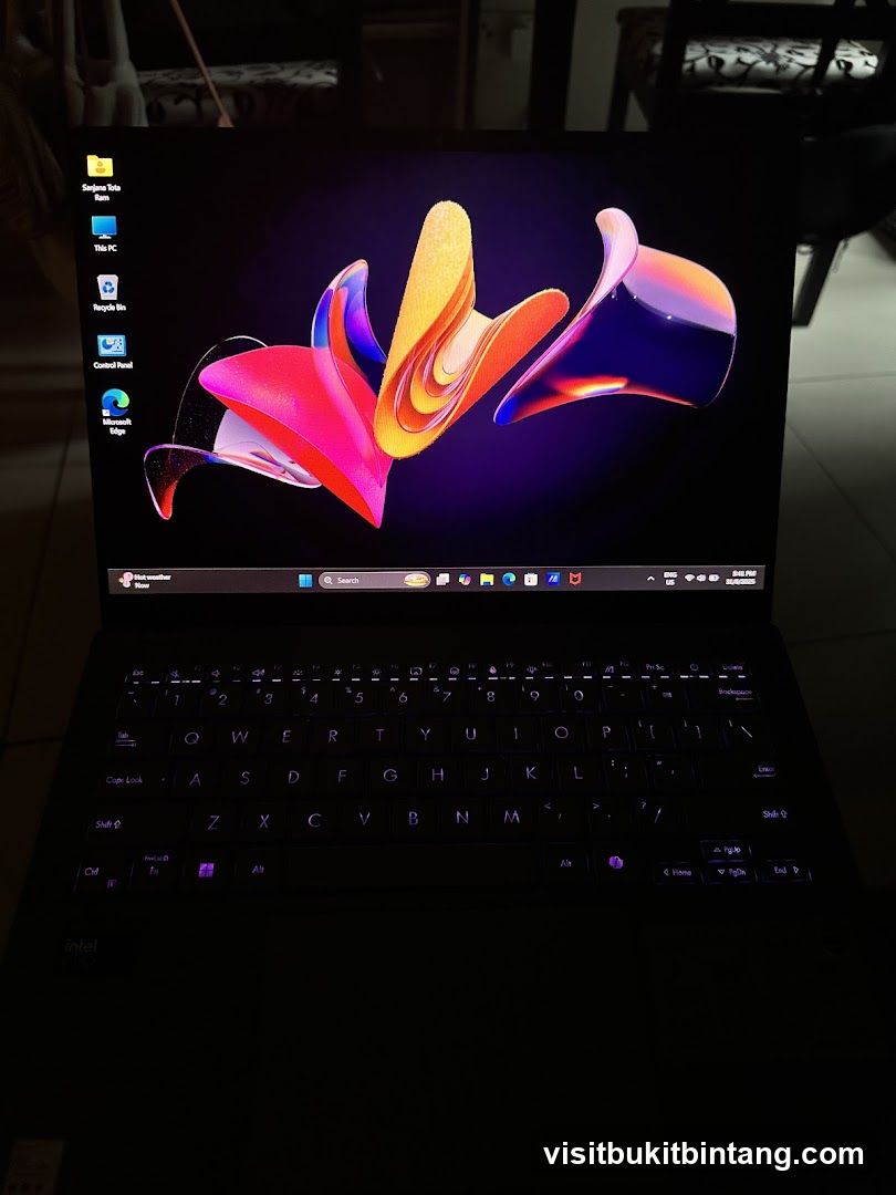 Laptop with Windows 11