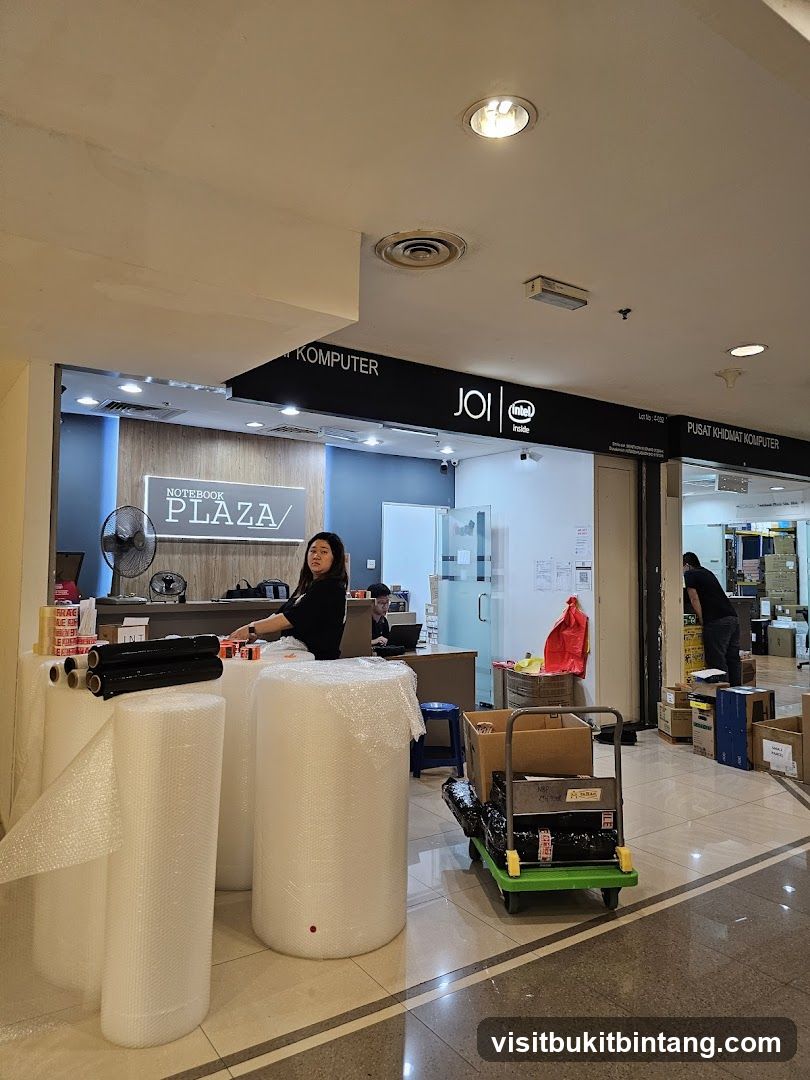 Computer Store Interior