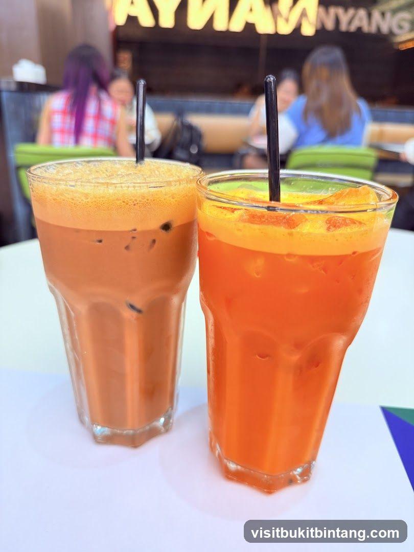 Two Iced Drinks